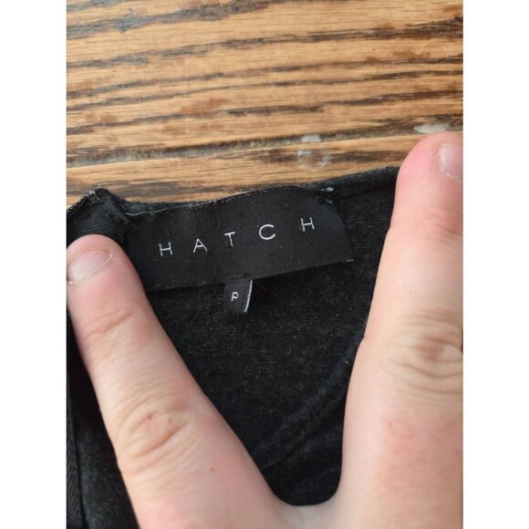 Hatch Maternity the Walkabout Jumper in Charcoal Grey Black Size P - Picture 3 of 5